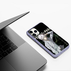 Чехол iPhone 11 Pro матовый Сёго Макисима Psycho-Pass, цвет: 3D-светло-сиреневый — фото 2