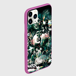 Чехол iPhone 11 Pro матовый Большой куш: Персонажи, цвет: 3D-фиолетовый — фото 2