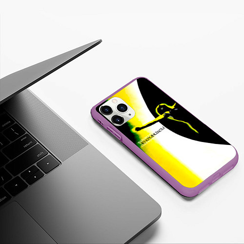 Чехол iPhone 11 Pro матовый Кукрыниксы - Фаворит Солнца / 3D-Фиолетовый – фото 3