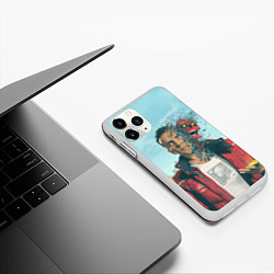 Чехол iPhone 11 Pro матовый Обложка Logic, цвет: 3D-белый — фото 2