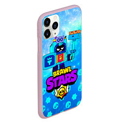 Чехол iPhone 11 Pro матовый Эш Ash Brawl Stars, цвет: 3D-розовый — фото 2