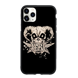 Чехол iPhone 11 Pro матовый BabyMetal в челюстях демона, цвет: 3D-черный