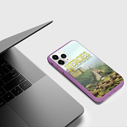 Чехол iPhone 11 Pro матовый Оплот Heroes of Might and Magic 3 Z, цвет: 3D-фиолетовый — фото 2