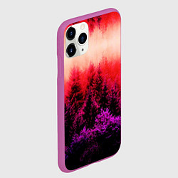 Чехол iPhone 11 Pro матовый КРАСНАЯ ОСЕНЬ, цвет: 3D-фиолетовый — фото 2