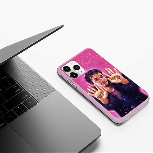 Чехол iPhone 11 Pro матовый Номер 4 Академия Амбрелла Z / 3D-Розовый – фото 3