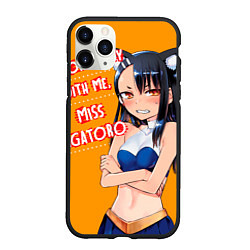 Чехол iPhone 11 Pro матовый Кошка Нагаторо, цвет: 3D-черный