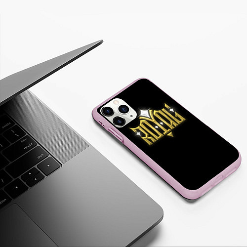 Чехол iPhone 11 Pro матовый Royal / 3D-Розовый – фото 3
