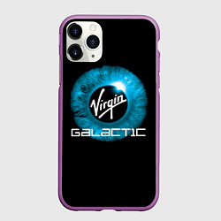 Чехол iPhone 11 Pro матовый Virgin Galactic Вирджин Галактик, цвет: 3D-фиолетовый