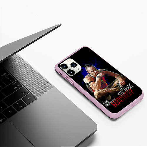 Чехол iPhone 11 Pro матовый Vaas Montenegro / 3D-Розовый – фото 3