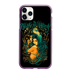 Чехол iPhone 11 Pro матовый BMTH, цвет: 3D-фиолетовый