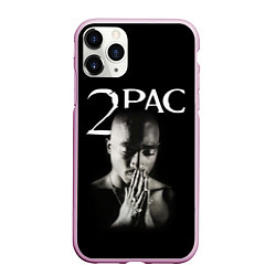 Чехол iPhone 11 Pro матовый TUPAC, цвет: 3D-розовый