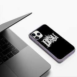 Чехол iPhone 11 Pro матовый Absu, цвет: 3D-серый — фото 2