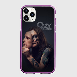 Чехол iPhone 11 Pro матовый Ozzy Osbourne, цвет: 3D-фиолетовый