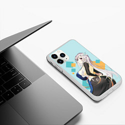 Чехол iPhone 11 Pro матовый Рэона Кисараги, цвет: 3D-белый — фото 2
