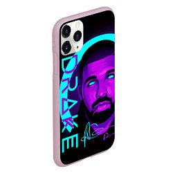 Чехол iPhone 11 Pro матовый Drake, цвет: 3D-розовый — фото 2