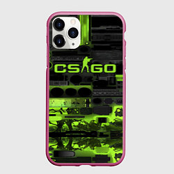 Чехол iPhone 11 Pro матовый VIRUS ВИРУС CS, цвет: 3D-малиновый