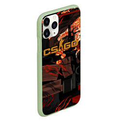 Чехол iPhone 11 Pro матовый HOWL ВОЙ СКИН CS, цвет: 3D-салатовый — фото 2