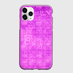 Чехол iPhone 11 Pro матовый FORTNITE PINK ФОРТНАЙТ, цвет: 3D-фиолетовый