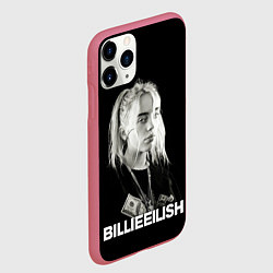 Чехол iPhone 11 Pro матовый BILLIE EILISH, цвет: 3D-малиновый — фото 2