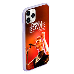 Чехол iPhone 11 Pro матовый Brilliant Live Adventures - David Bowie, цвет: 3D-светло-сиреневый — фото 2