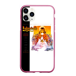 Чехол iPhone 11 Pro матовый Labyrinth - David Bowie, цвет: 3D-малиновый
