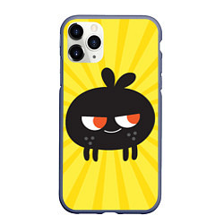 Чехол iPhone 11 Pro матовый Toca Boca Yellow, цвет: 3D-серый