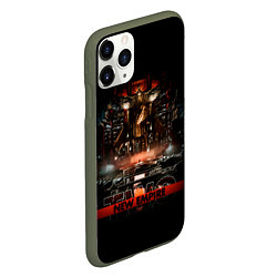 Чехол iPhone 11 Pro матовый New Empire, Vol 2 - Hollywood Undead, цвет: 3D-темно-зеленый — фото 2