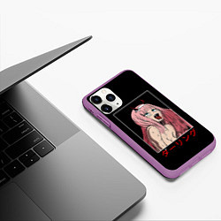 Чехол iPhone 11 Pro матовый Зеро ту ahegao франкс, цвет: 3D-фиолетовый — фото 2