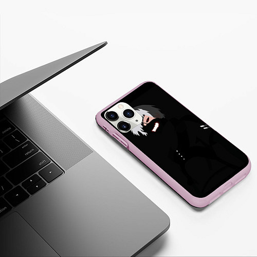 Чехол iPhone 11 Pro матовый Dead Inside vector / 3D-Розовый – фото 3
