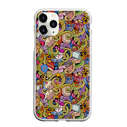 Чехол iPhone 11 Pro матовый Happy Birthday, цвет: 3D-белый