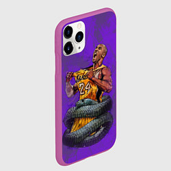 Чехол iPhone 11 Pro матовый КОБИ БРАЙАНТ, цвет: 3D-фиолетовый — фото 2