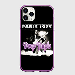 Чехол iPhone 11 Pro матовый Deep Purple - Paris 1975, цвет: 3D-фиолетовый