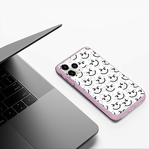 Чехол iPhone 11 Pro матовый BON JOVI HAVE A NICE DAY / 3D-Розовый – фото 3