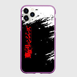 Чехол iPhone 11 Pro матовый Токийские мстители, цвет: 3D-фиолетовый