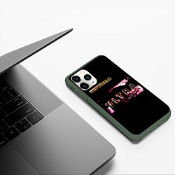 Чехол iPhone 11 Pro матовый Ultra - Depeche Mode, цвет: 3D-темно-зеленый — фото 2