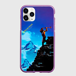 Чехол iPhone 11 Pro матовый Construction Time Again - Depeche Mode, цвет: 3D-фиолетовый