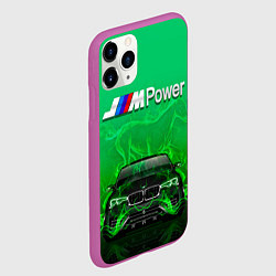 Чехол iPhone 11 Pro матовый BMW GREEN STYLE, цвет: 3D-фиолетовый — фото 2