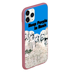 Чехол iPhone 11 Pro матовый Deep Purple in Rock, цвет: 3D-малиновый — фото 2