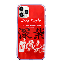 Чехол iPhone 11 Pro матовый Deep Purple To The Rising Sun, цвет: 3D-светло-сиреневый
