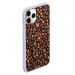 Чехол iPhone 11 Pro матовый Кофемания, цвет: 3D-светло-сиреневый — фото 2