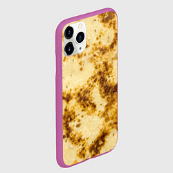 Чехол iPhone 11 Pro матовый Жареный блин, цвет: 3D-фиолетовый — фото 2