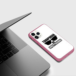 Чехол iPhone 11 Pro матовый Тонировка не преступление!, цвет: 3D-малиновый — фото 2