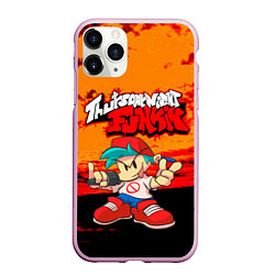 Чехол iPhone 11 Pro матовый Friday Night Funkin, цвет: 3D-розовый