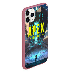 Чехол iPhone 11 Pro матовый APEX Legends boom, цвет: 3D-малиновый — фото 2