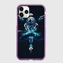 Чехол iPhone 11 Pro матовый Рэйф, цвет: 3D-фиолетовый