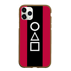Чехол iPhone 11 Pro матовый Ojingeo geim - Стражи, цвет: 3D-коричневый