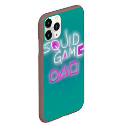 Чехол iPhone 11 Pro матовый Squid game a, цвет: 3D-коричневый — фото 2