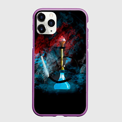 Чехол iPhone 11 Pro матовый Калдик, цвет: 3D-фиолетовый