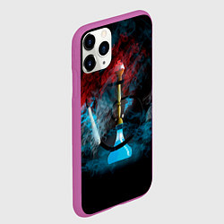 Чехол iPhone 11 Pro матовый Калдик, цвет: 3D-фиолетовый — фото 2