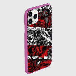 Чехол iPhone 11 Pro матовый Оружейный барон, цвет: 3D-фиолетовый — фото 2